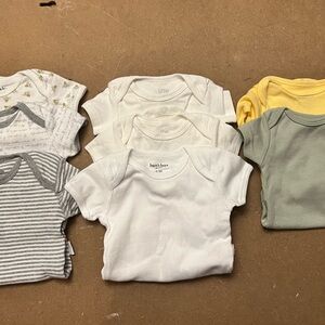 Baby's Best Basics Multi-Color Bodysuit Set